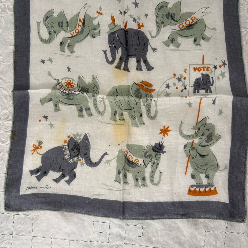 Jeanne Miller MCM Hanky vote Republican GOP elephant